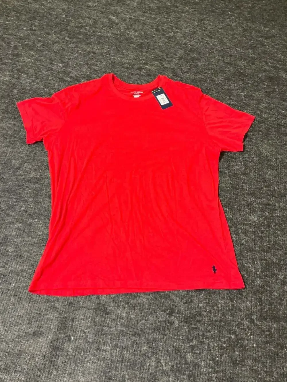 Polo Ralph Lauren Mens Red Short Sleeve Crew Neck Pullover T-Shirt XL